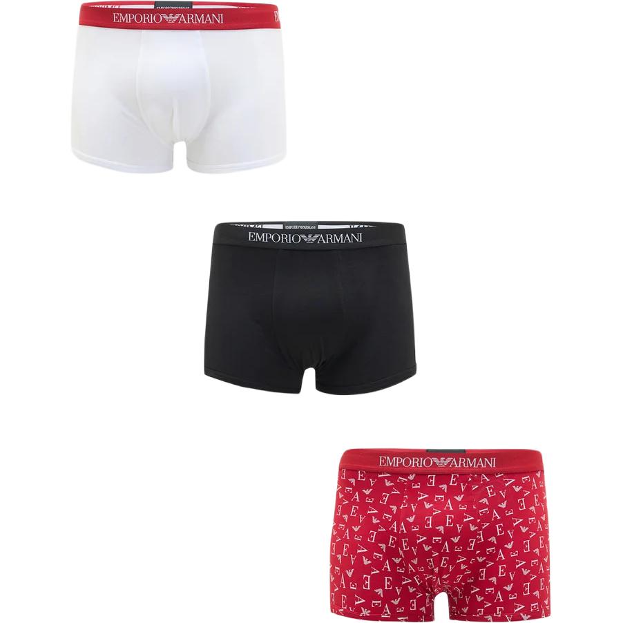 

Мужские боксеры 3 штуки EMPORIO ARMANI, красный