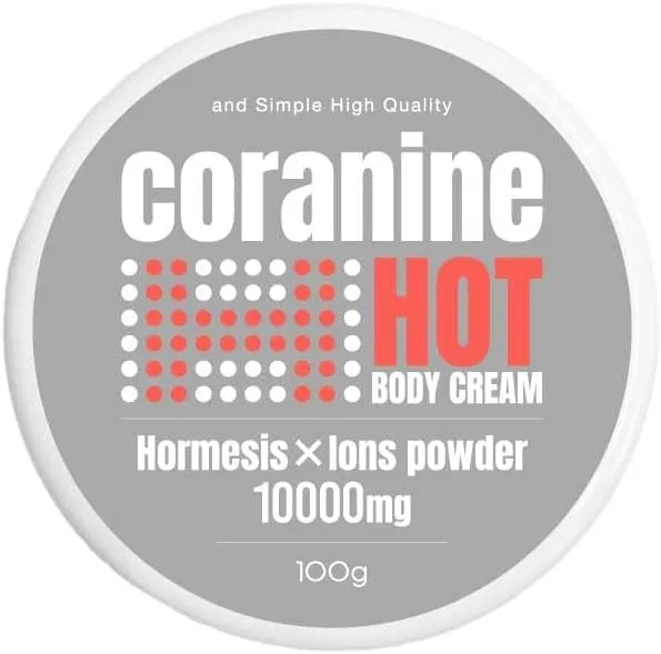 Крем для тела Hot Colanine с гормезис-порошком and Simple High Quality, 100 г, аромат японская мята и бергамот