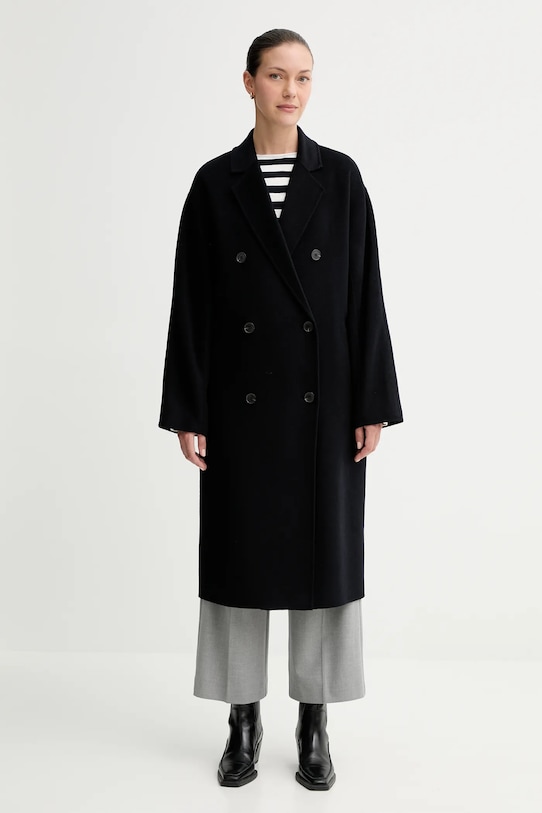 

Шерстяное пальто Marc O'Polo, темно-синий