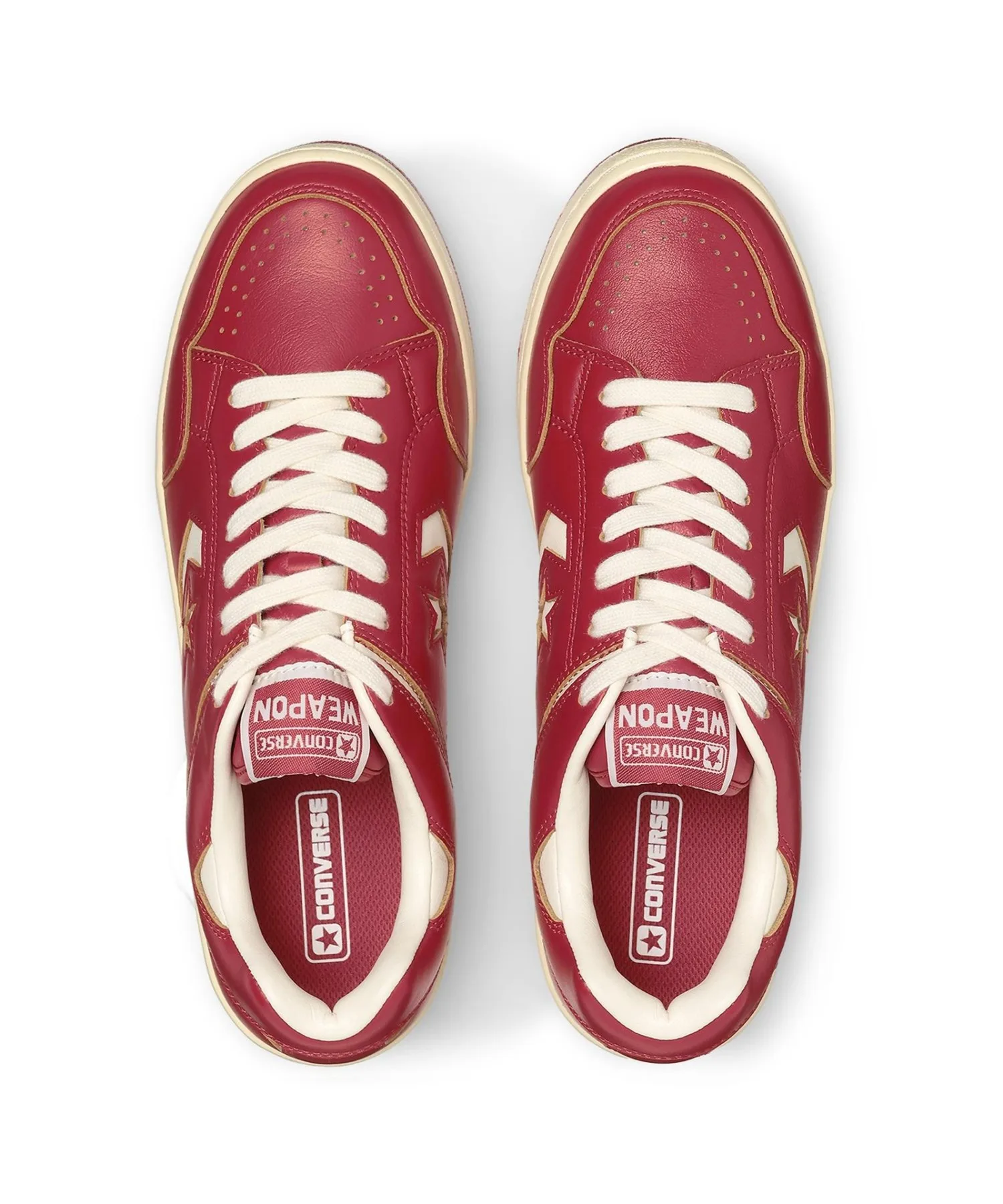 Мужские кроссовки из кожи WEAPON CC AG OX CONVERSE красные — фото 4