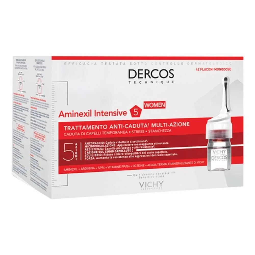 Интенсивное средство против выпадения волос «Dercos Aminexil Clinical» от L'OREAL Vichy, 42 монодозы Vichy
