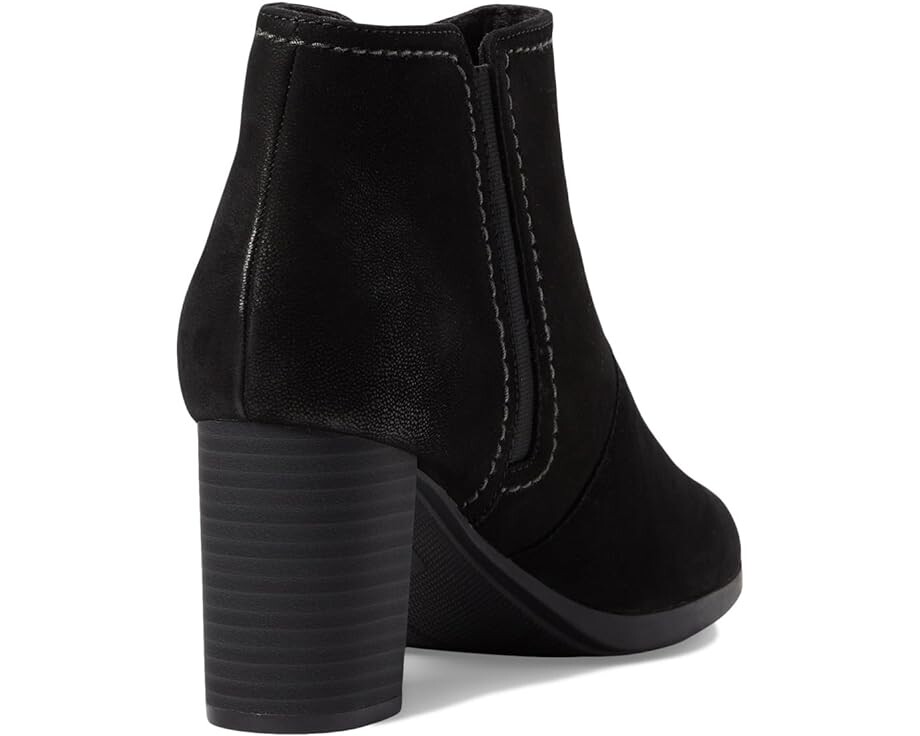 Ботинки женские Clarks Bayla Glow на каблуке, черный — фото 4