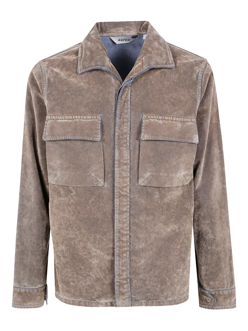 

Рубашка с длинными рукавами Aspesi, коричневый