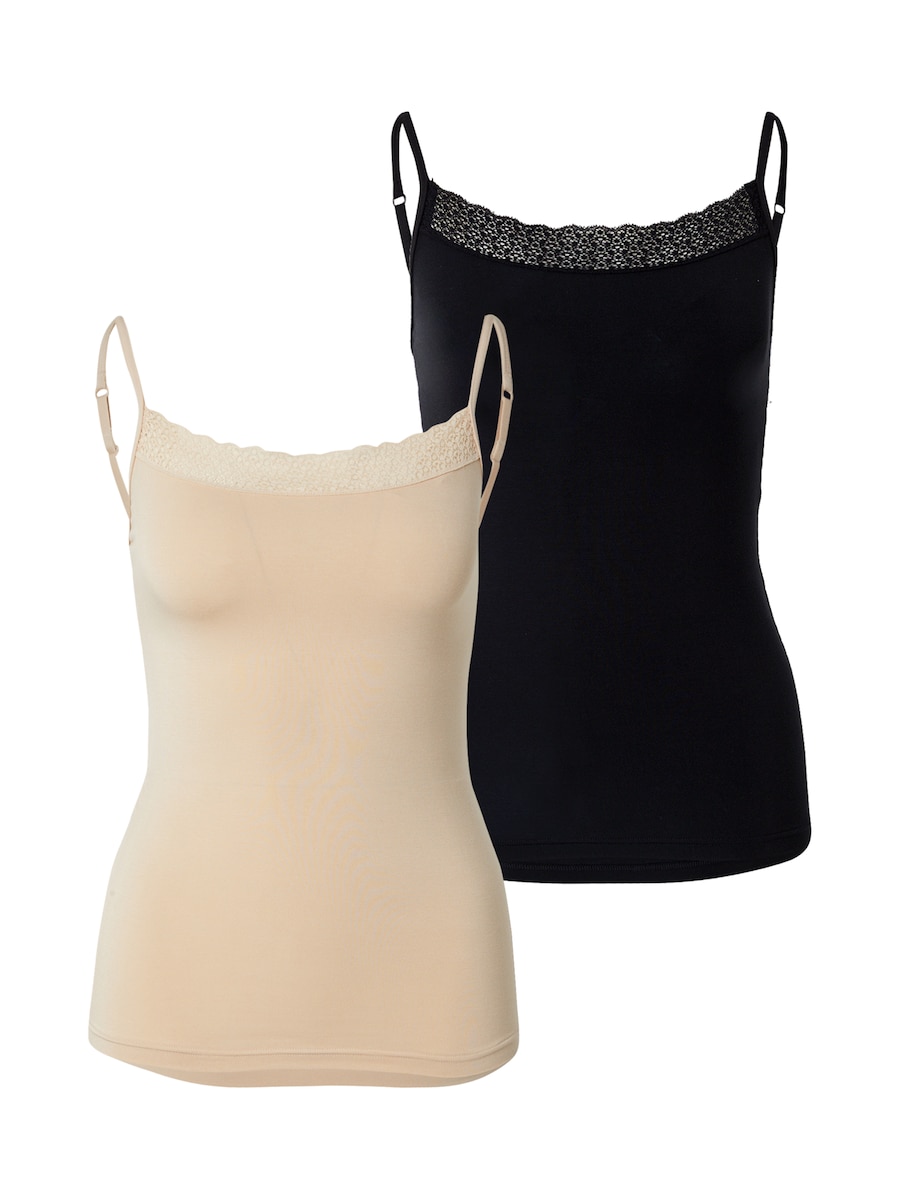 

Нижняя рубашка TRIUMPH Feel of Modal, бежевый/черный