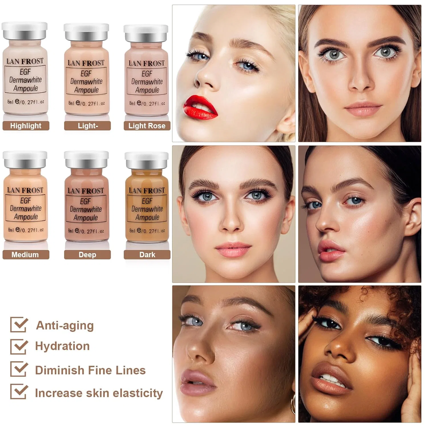 Набор сывороток BB Facial Glow для выравнивания тона кожи Zevofiur — фото 3