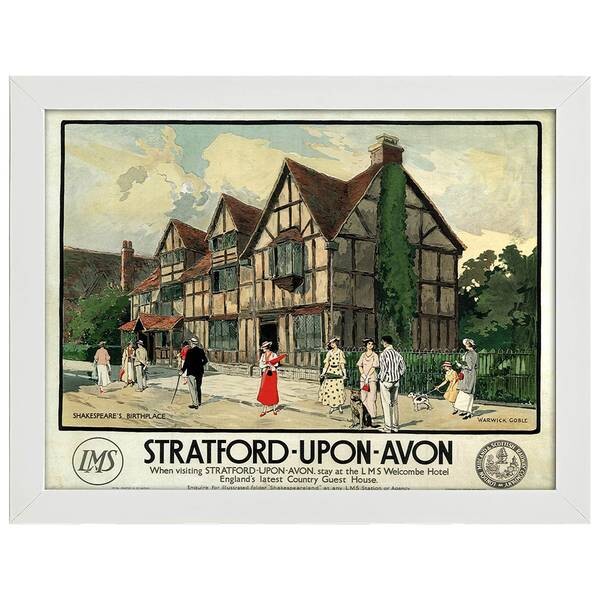 

Рамка для фотографий LegendArte Poster Stratford-Upon-Avon, белый