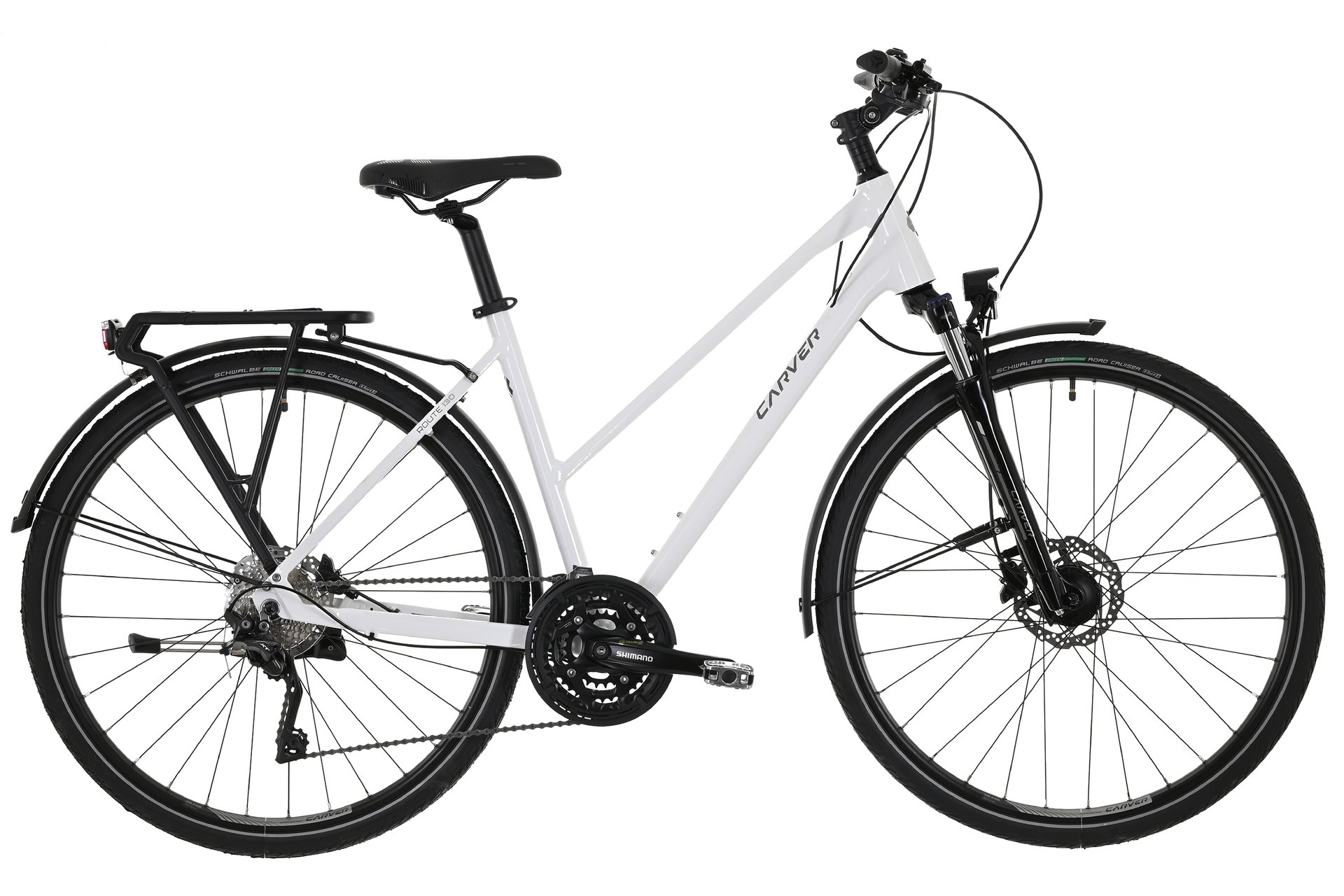 

Трекинговый велосипед Carver Route 130 - 28 дюймов - trapez, weiß | white silver darkanthracite