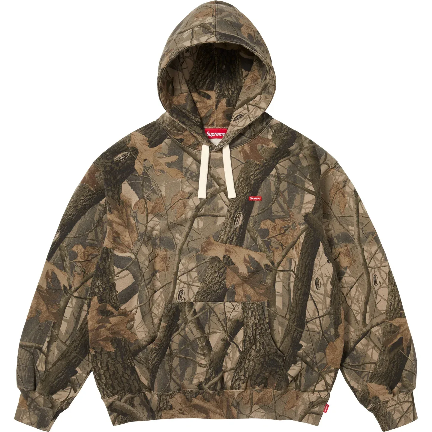 Толстовка с капюшоном на шнурке SS26 WEEK1 Small Box Unisex Supreme, Camouflage