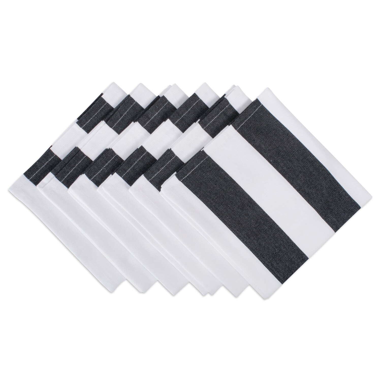 

Салфетка DII Dobby Stripe (набор из 6 шт.), цвет Black & White