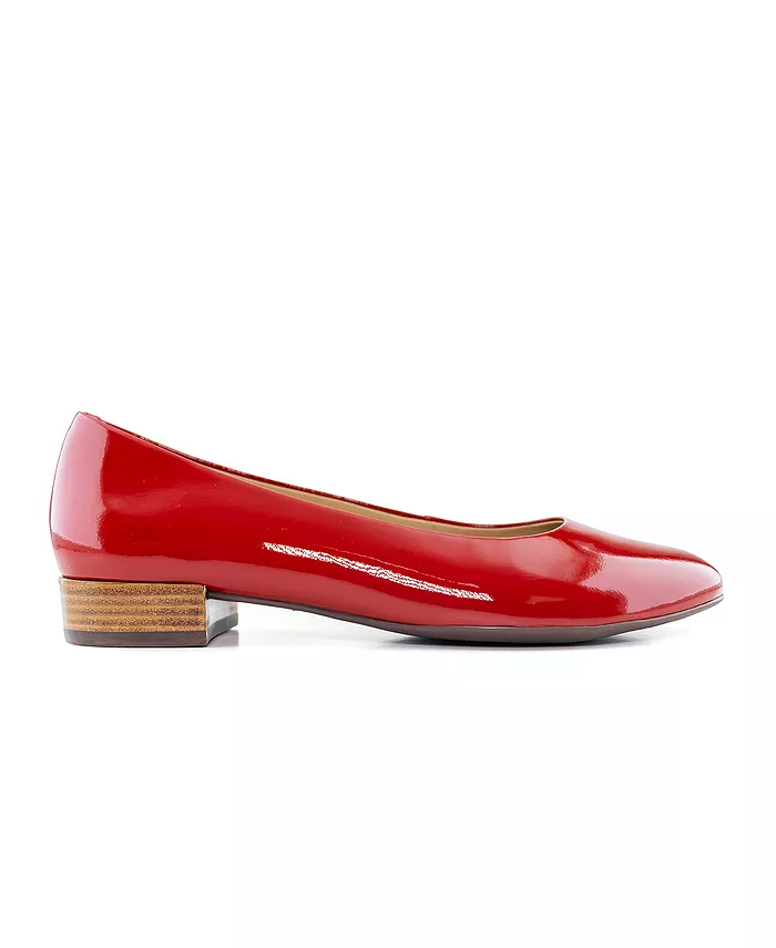 Женские балетки Madison Slip on Comfort Flat Marc Joseph New York, красный — фото 2