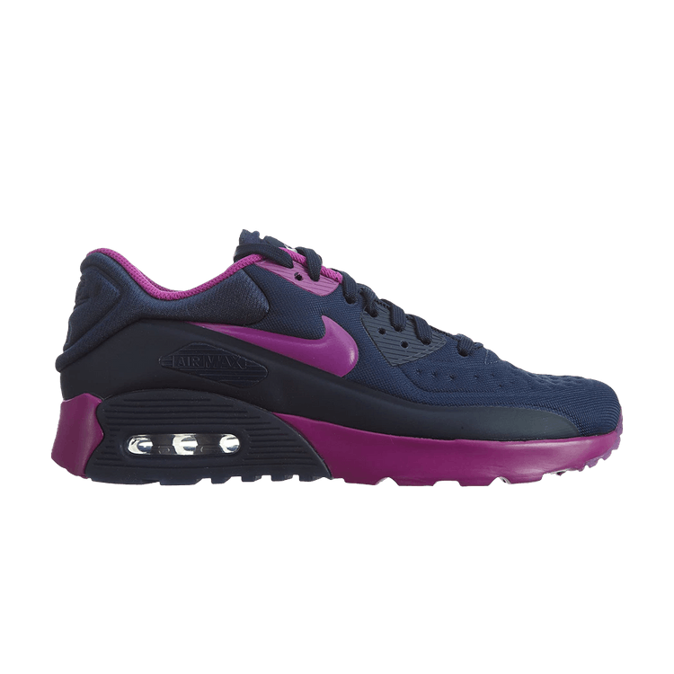 

Кроссовки Nike Air Max 90 Ultra SE GS 'Midnight Navy Hyper Violet', синий