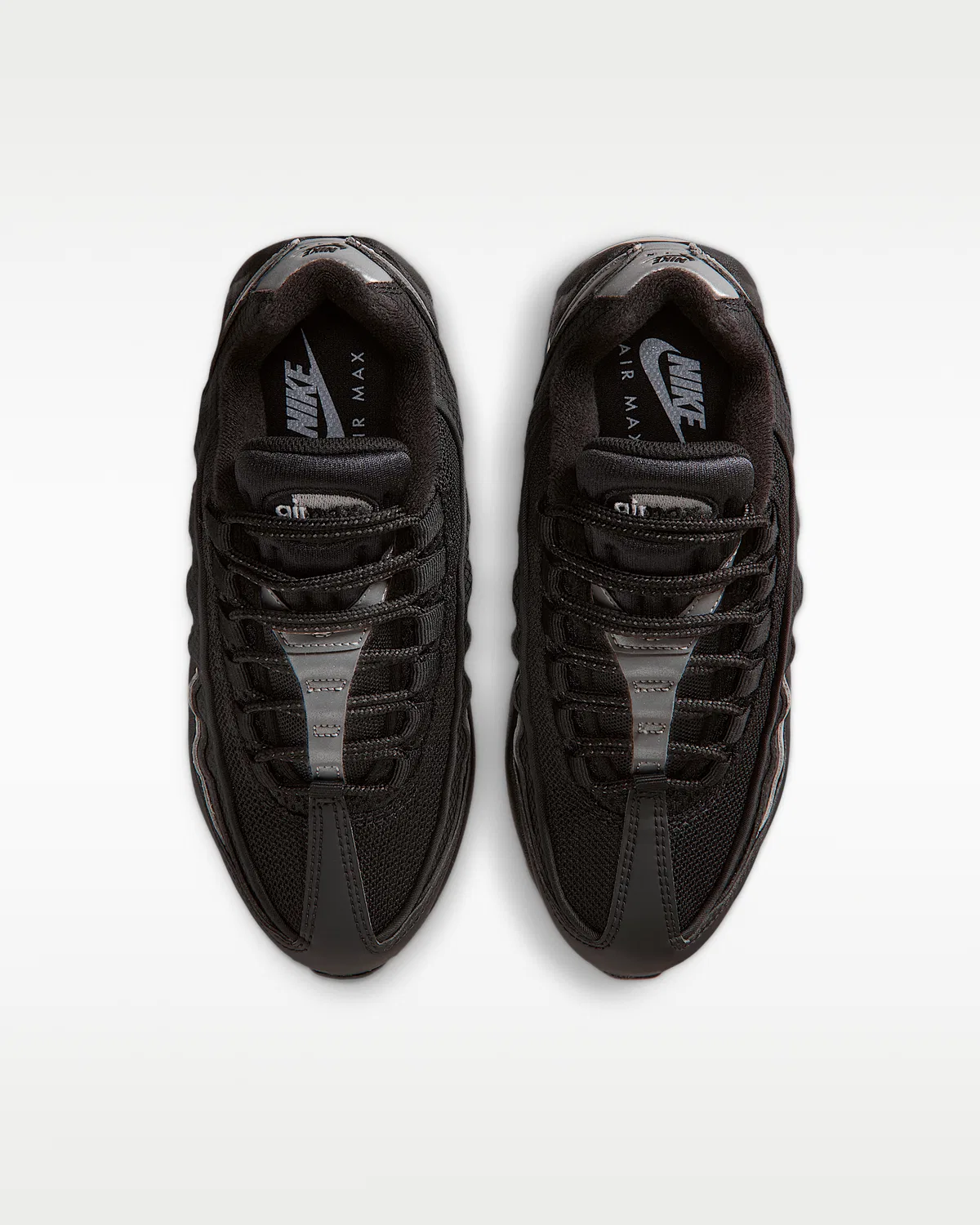 Кроссовки Nike Air Max 95 Big Bubble для детей, Black/Black/White/Metallic Silver — фото 4