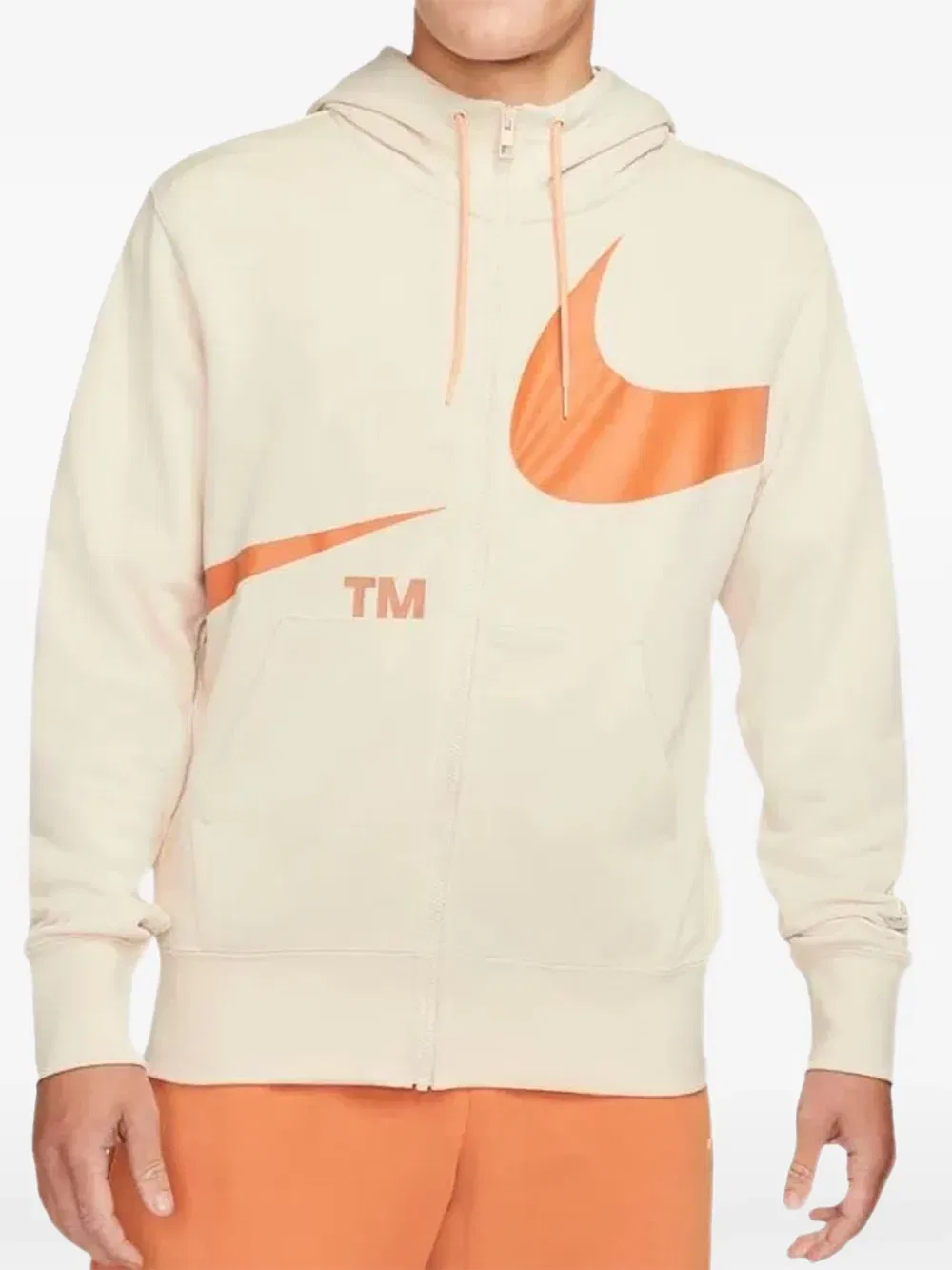 Худи с принтом Swoosh Nike, нейтральный