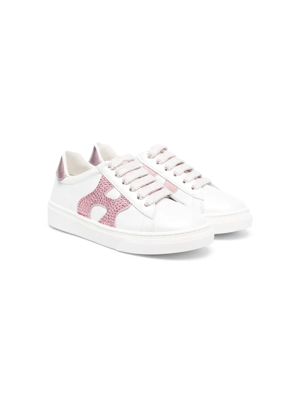 

Кроссовки с логотипом Hogan Kids, белый