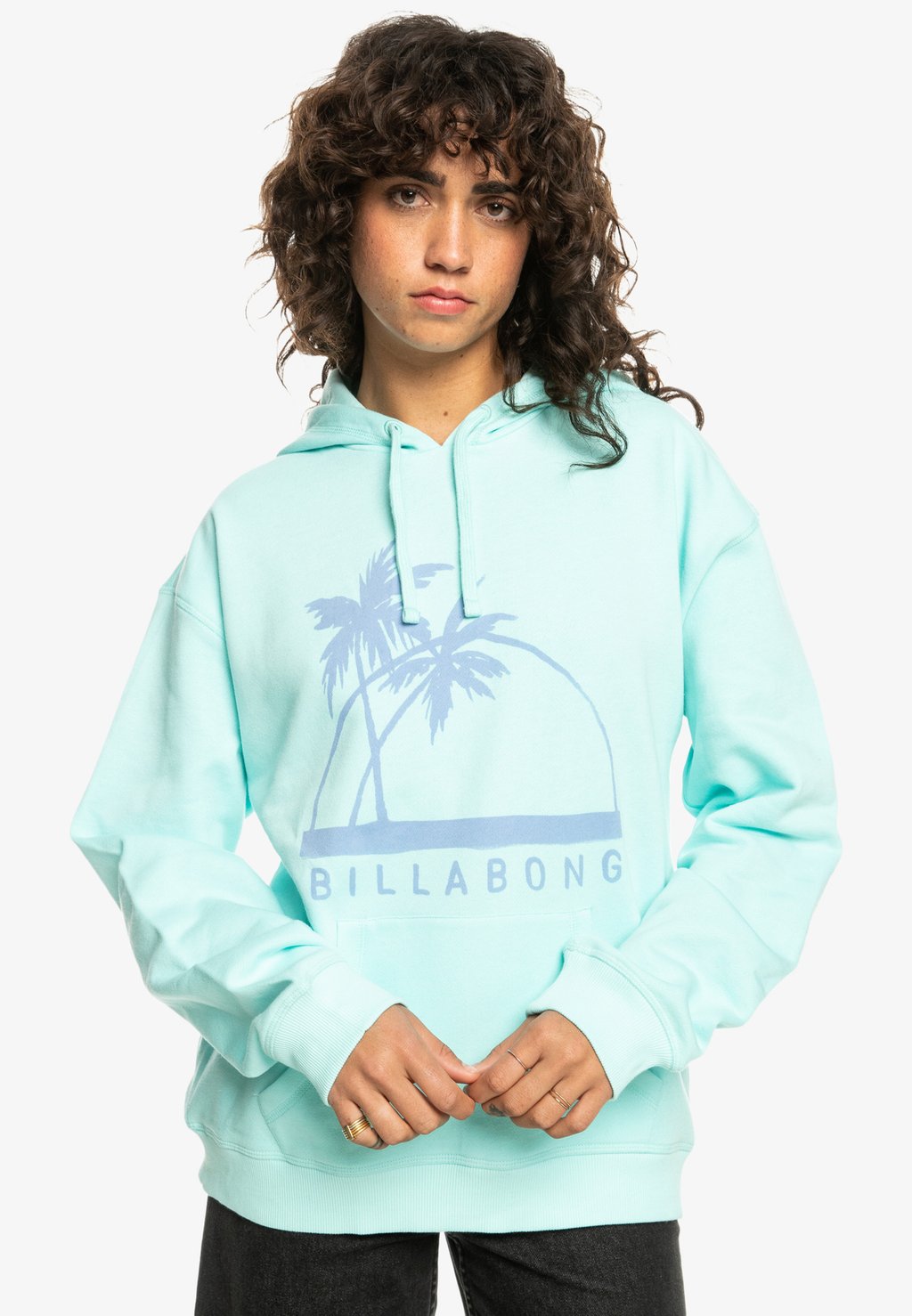 

Толстовка PALM ISLE con cappuccio Billabong, светло-голубой