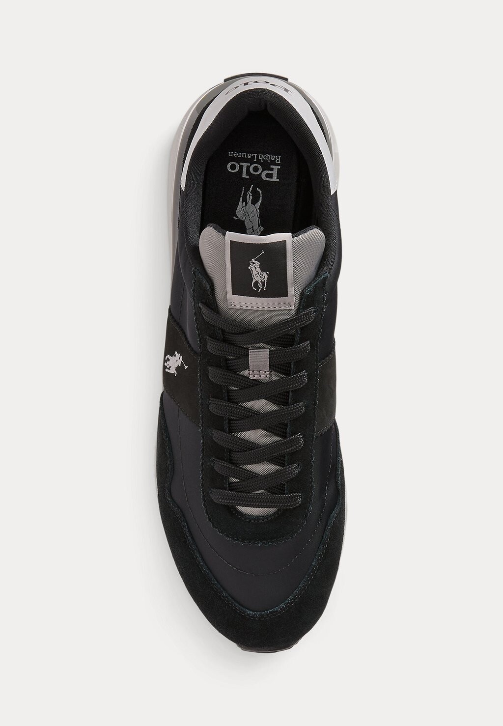 

Кроссовки на шнуровке TRAIN 89 SUEDE PANELED SNEAKER Ralph Lauren, черный