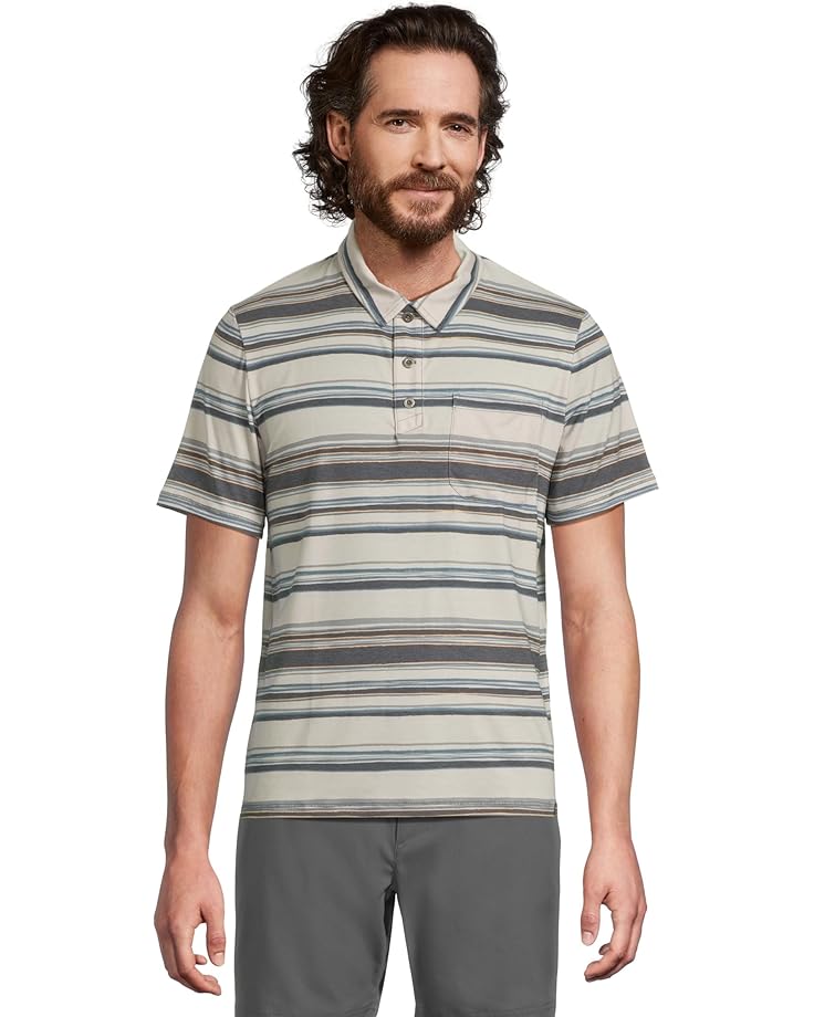 

Поло L.L.Bean Everyday SunSmart Polo 2.0, Short-Sleeve, Stripe, цвет Iron Stripe