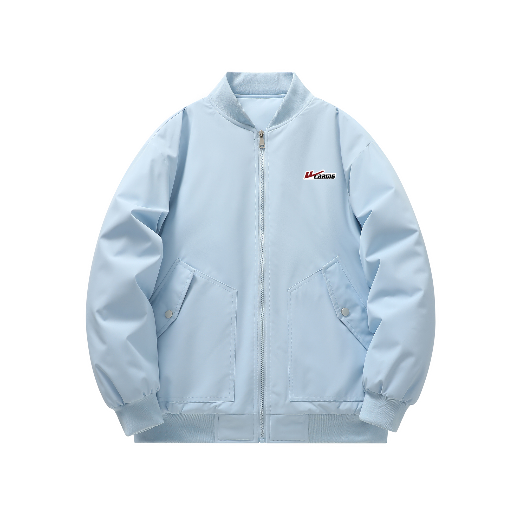 

Пуховик Unisex Stand Collar Thickened WARRIOR, синий (diy badge)