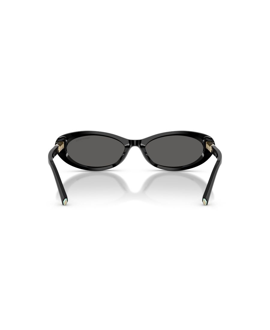 Женские овальные солнцезащитные очки, TF4250 Tiffany & Co, Black — фото 4