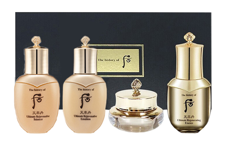 

The History Of Whoo Sky Rate Dan Ivory набор пробников увлажняющий, подтягивающий и уплотняющий пробная версия, комплект из четырех предметов