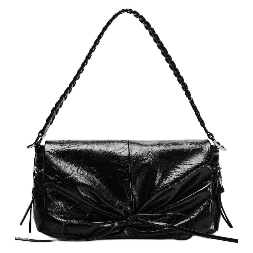 

ZARA Маленькая женская наплечная сумка черная, Black