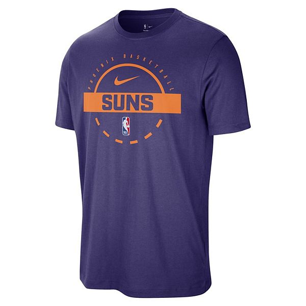 Мужская фиолетовая футболка Phoenix Suns для тренировок Nike — фото 3
