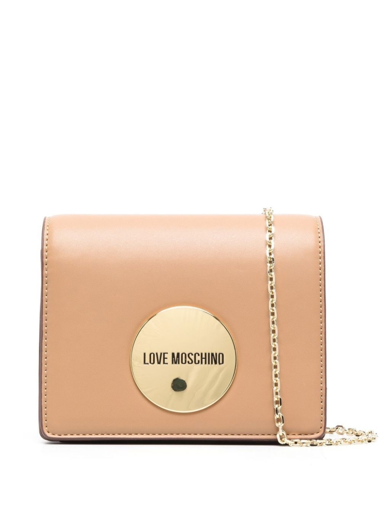 

Love Moschino сумка через плечо с логотипом, нейтральный цвет