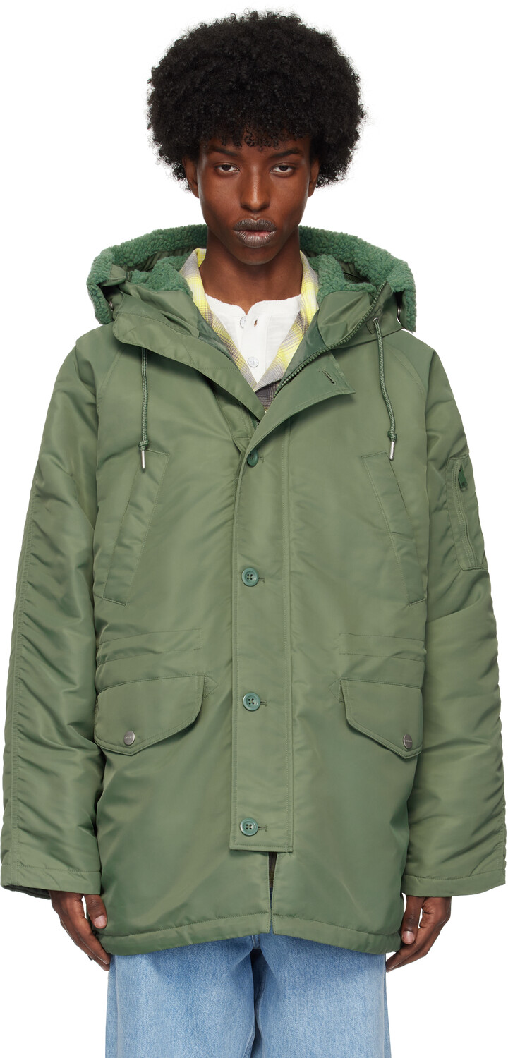 

Зеленая парка с капюшоном Olten Carhartt Work In Progress