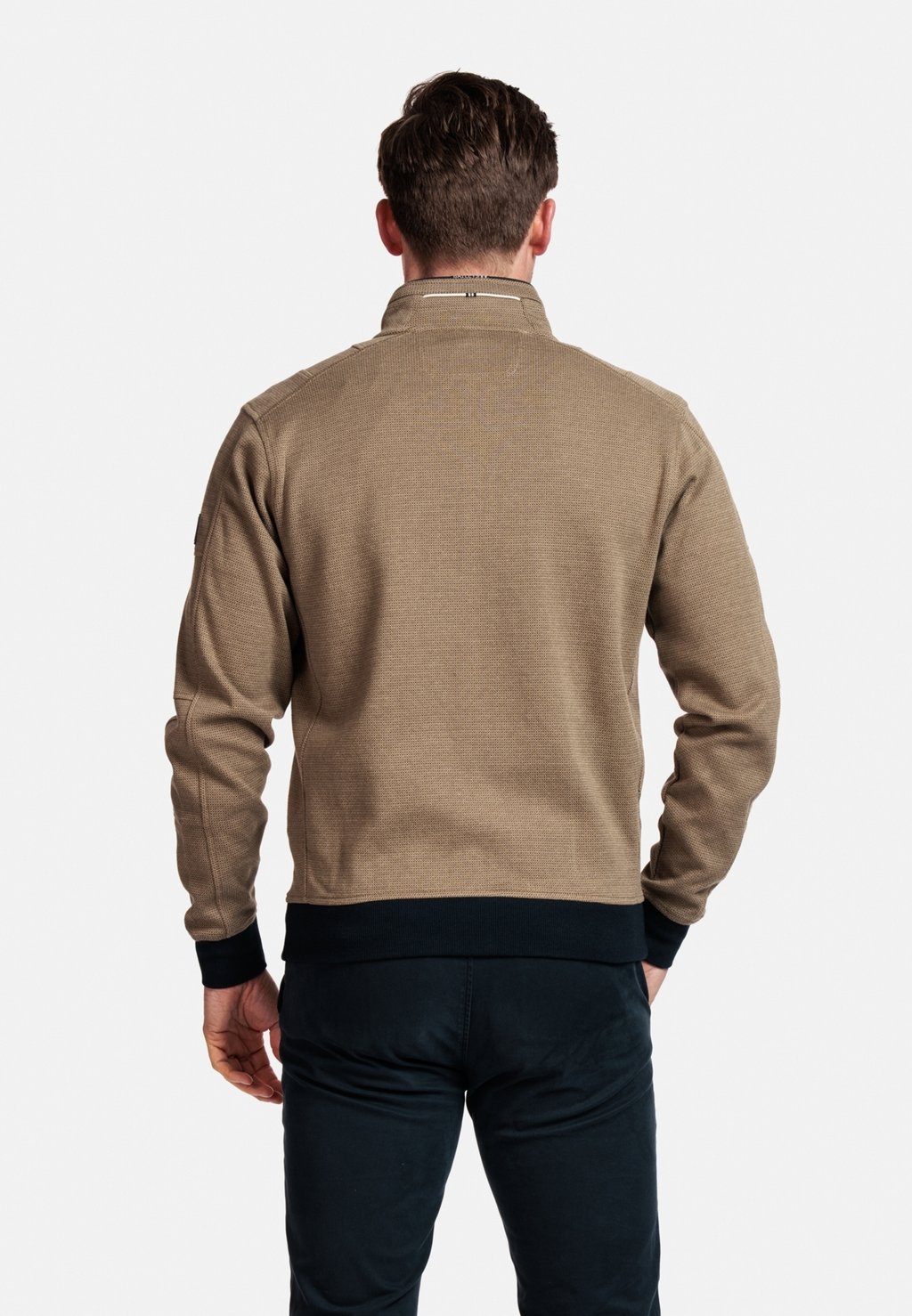 

Толстовка на молнии LANGE MOUW REGULAR FIT TWO TONE Baileys, черный