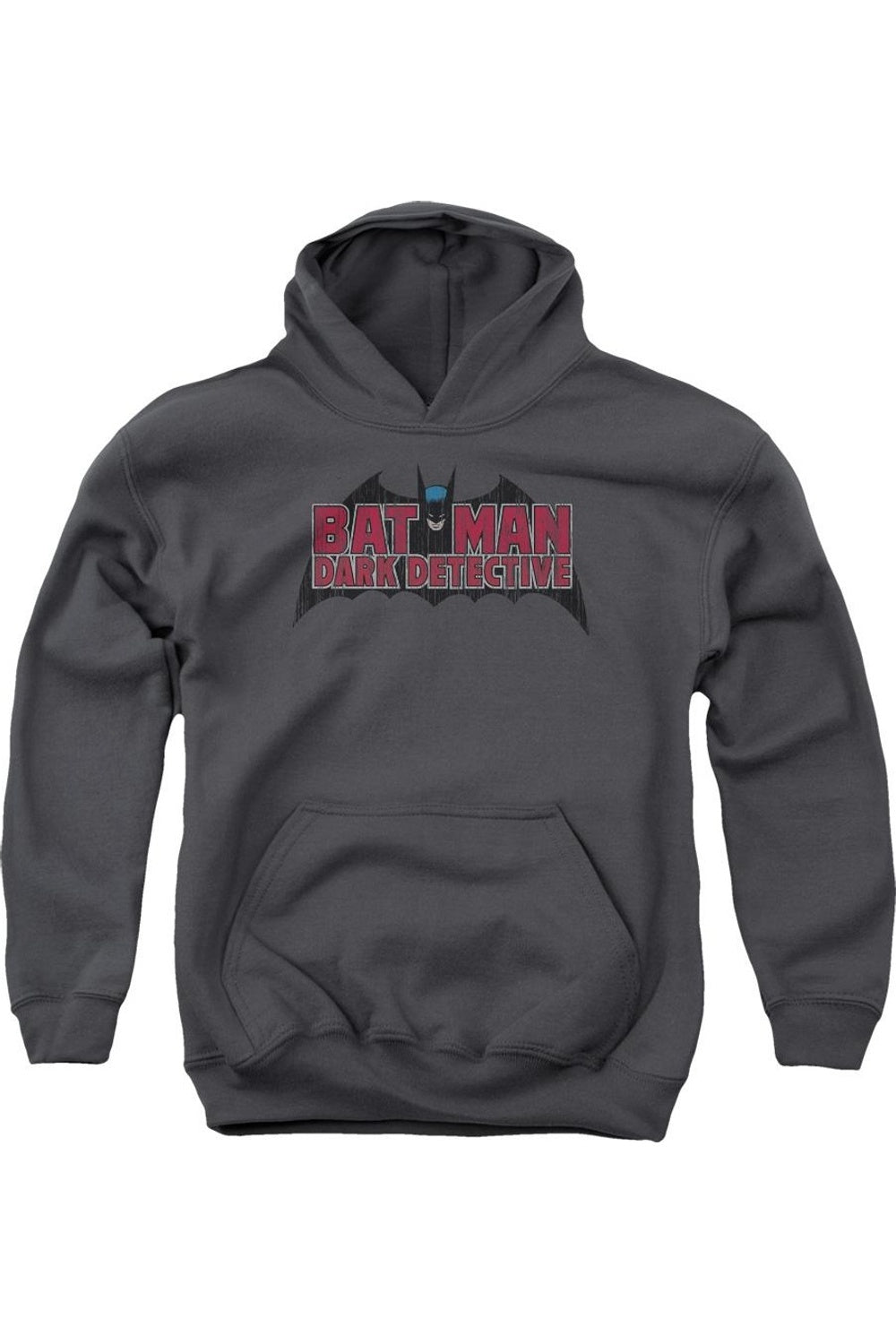 

Батмен Темный детектив молодежная толстовка с капюшоном Gildan, Charcoal