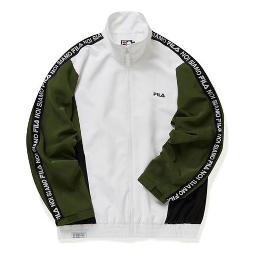 

Куртка inline casual sports woven stand collar jacket white Fila Fusion, белый