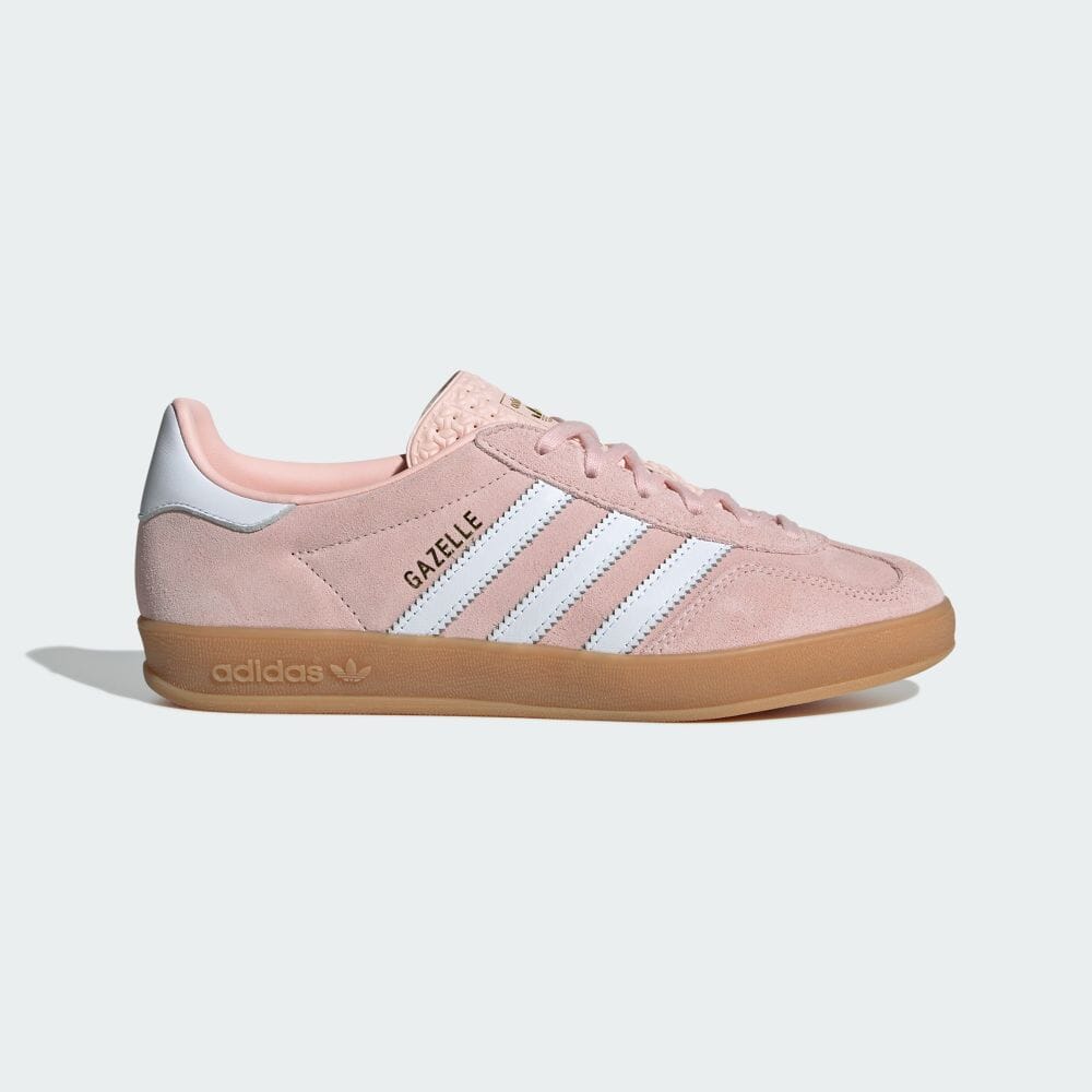 

Кроссовки Adidas GAZELLE INDOOR, цвет Sandy Pink/White/Gum