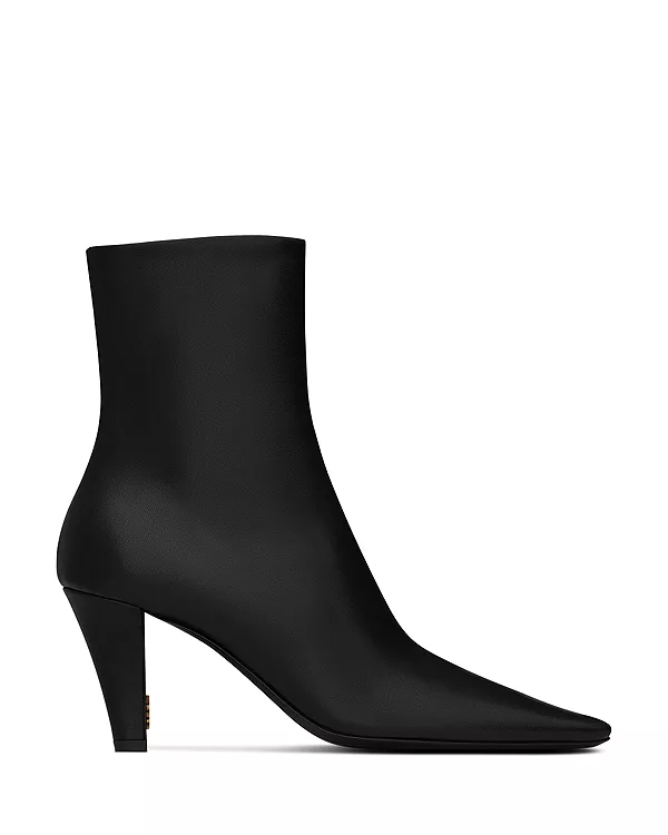 Женские ботильоны Jill на среднем каблуке Saint Laurent, черный — фото 2