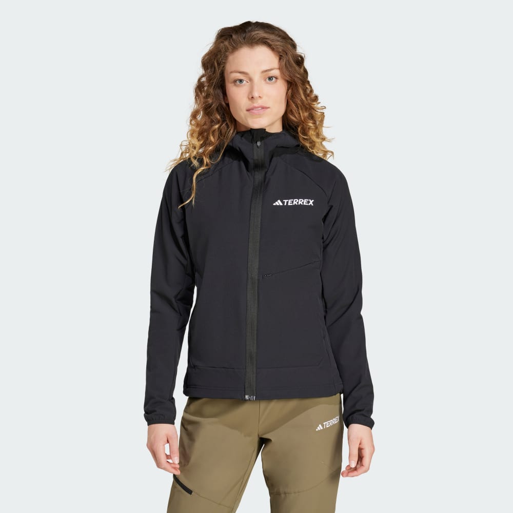 

Куртка Adidas Terrex Xperior Softshell Fleece Hooded Jacket, черный