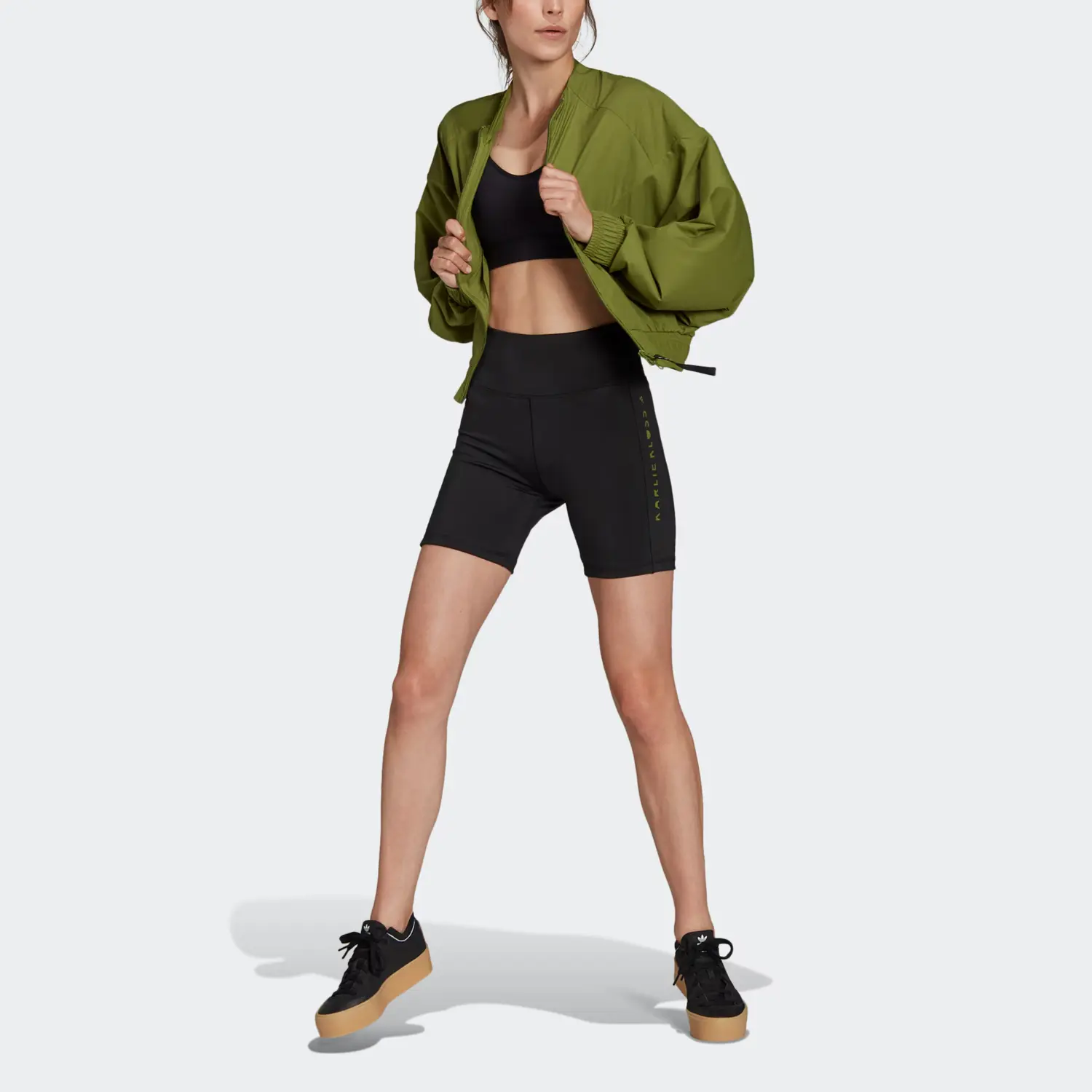 Adidas Женские спортивные шорты KARLIE KLOSS AEROREADY черные — фото 4