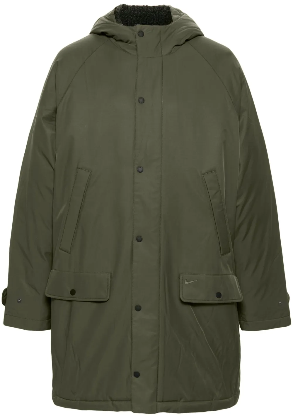 

Легкий пуховик с капюшоном Nike, зеленый