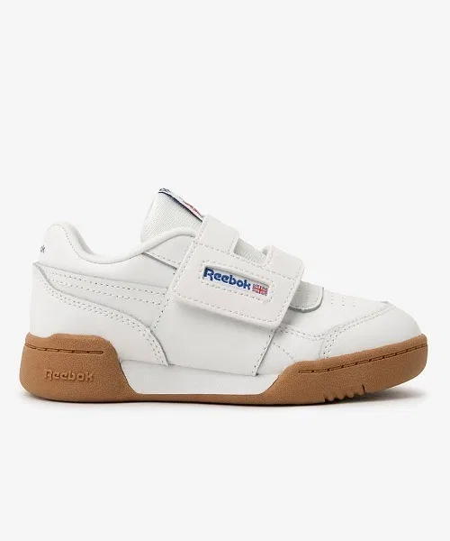 Детские кроссовки Reebok Workout Plus белые — фото 4