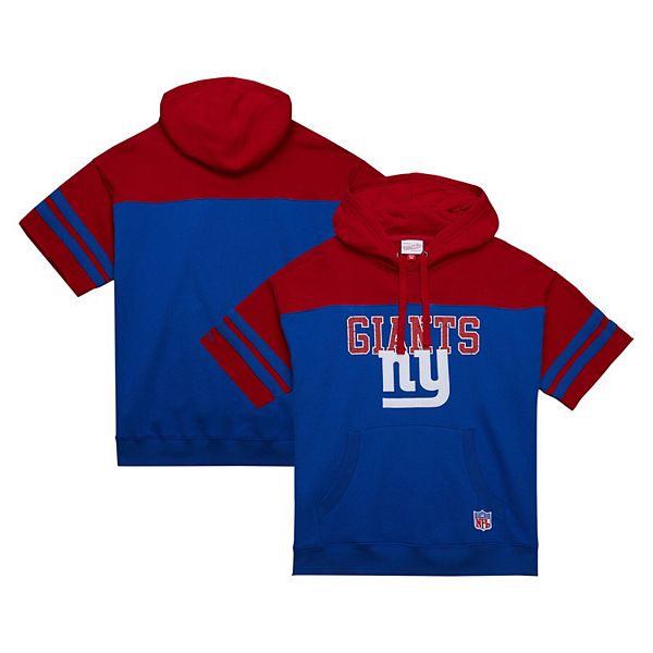 

Толстовка с капюшоном мужская royal new york giants off field vintage logo Mitchell & Ness