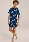 

Пижамный комплект We Fashion, темно-синий