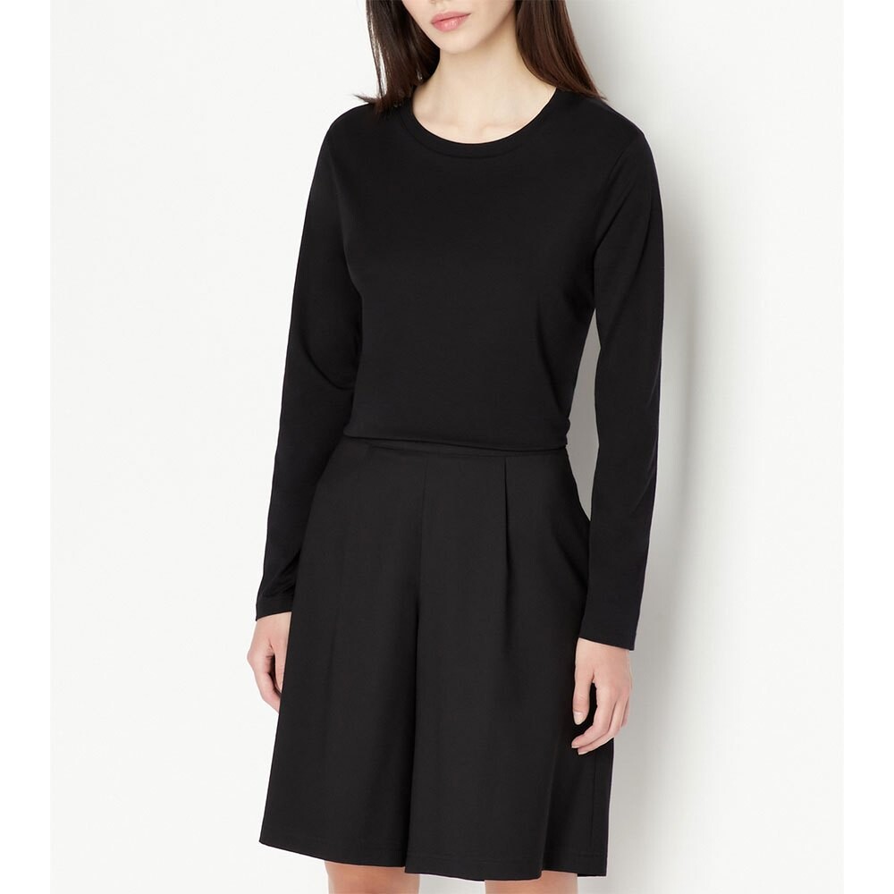 

Футболка с длинным рукавом Armani Exchange 8NYT95_YJ16Z, черный