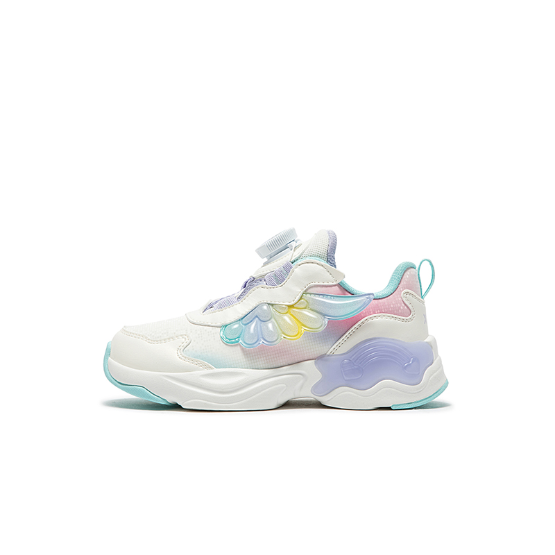 

Износостойкие детские повседневные кроссовки Sail White Snow Blue Purple для детей 3-7 лет XTEP