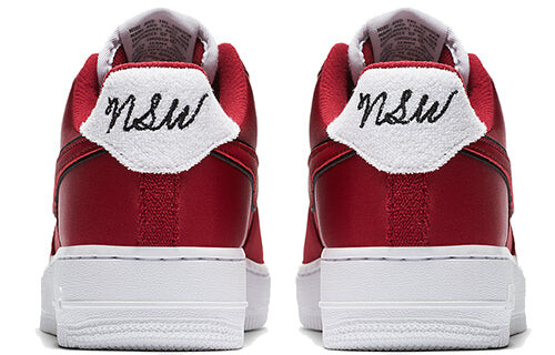 Кроссовки air force 1 '07 se 'red velvet' Nike, красный — фото 4