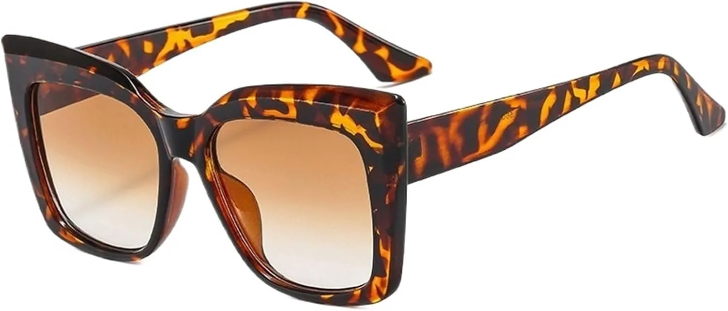 

Мужские солнцезащитные очки с крупной оправой для отдыха, для поездок на работу, женские солнцезащитные очки для шопинга и вождения Generic, Multi-colored