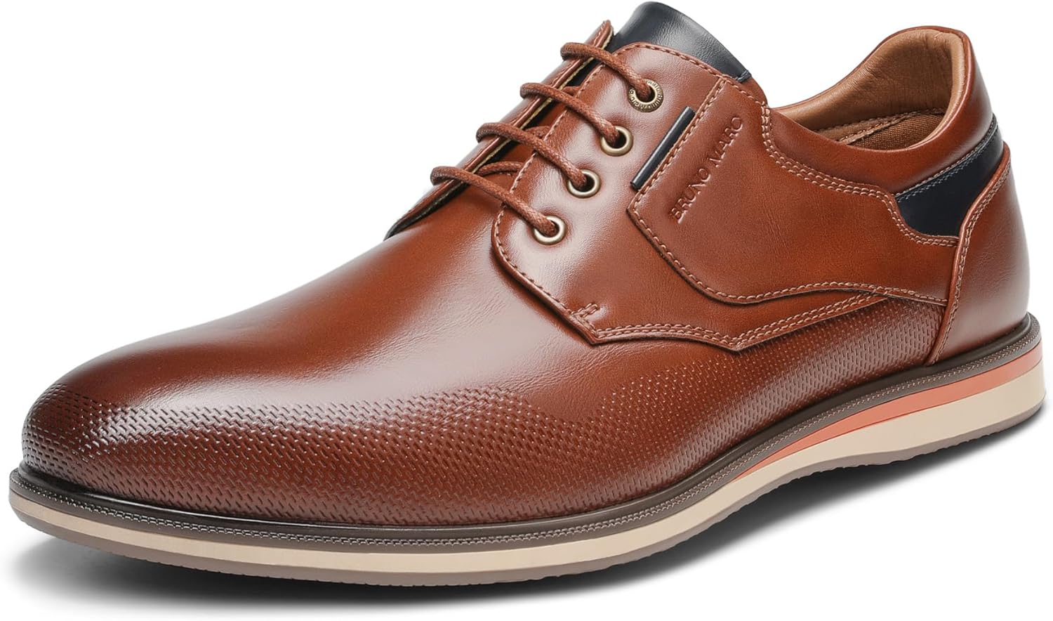 

Мужские повседневные деловые туфли Брюно Марк, оксфорды Bruno Marc, коричневый