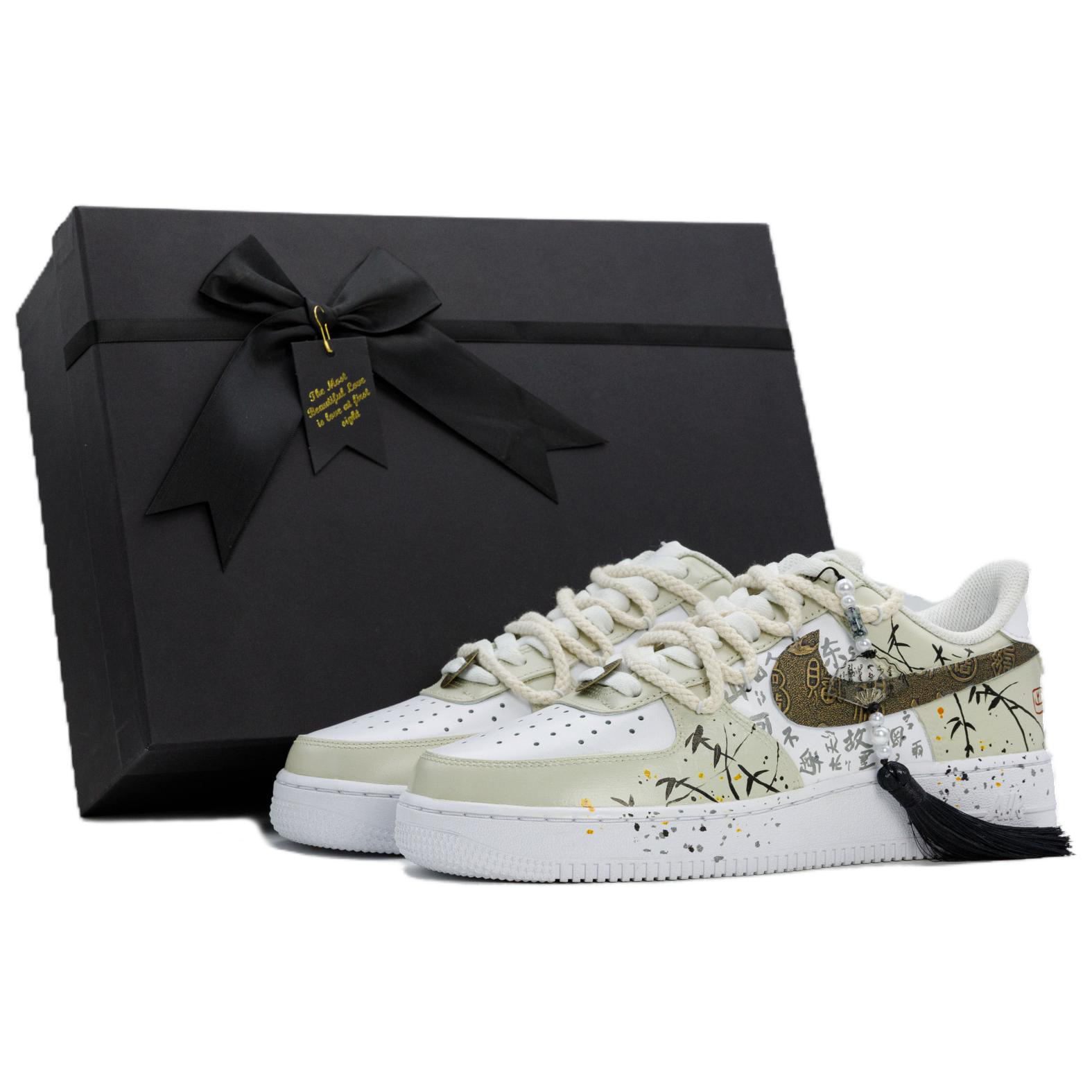 

Nike Кроссовки Air Force 1 для скейтбординга, износостойкие, белые, мужские