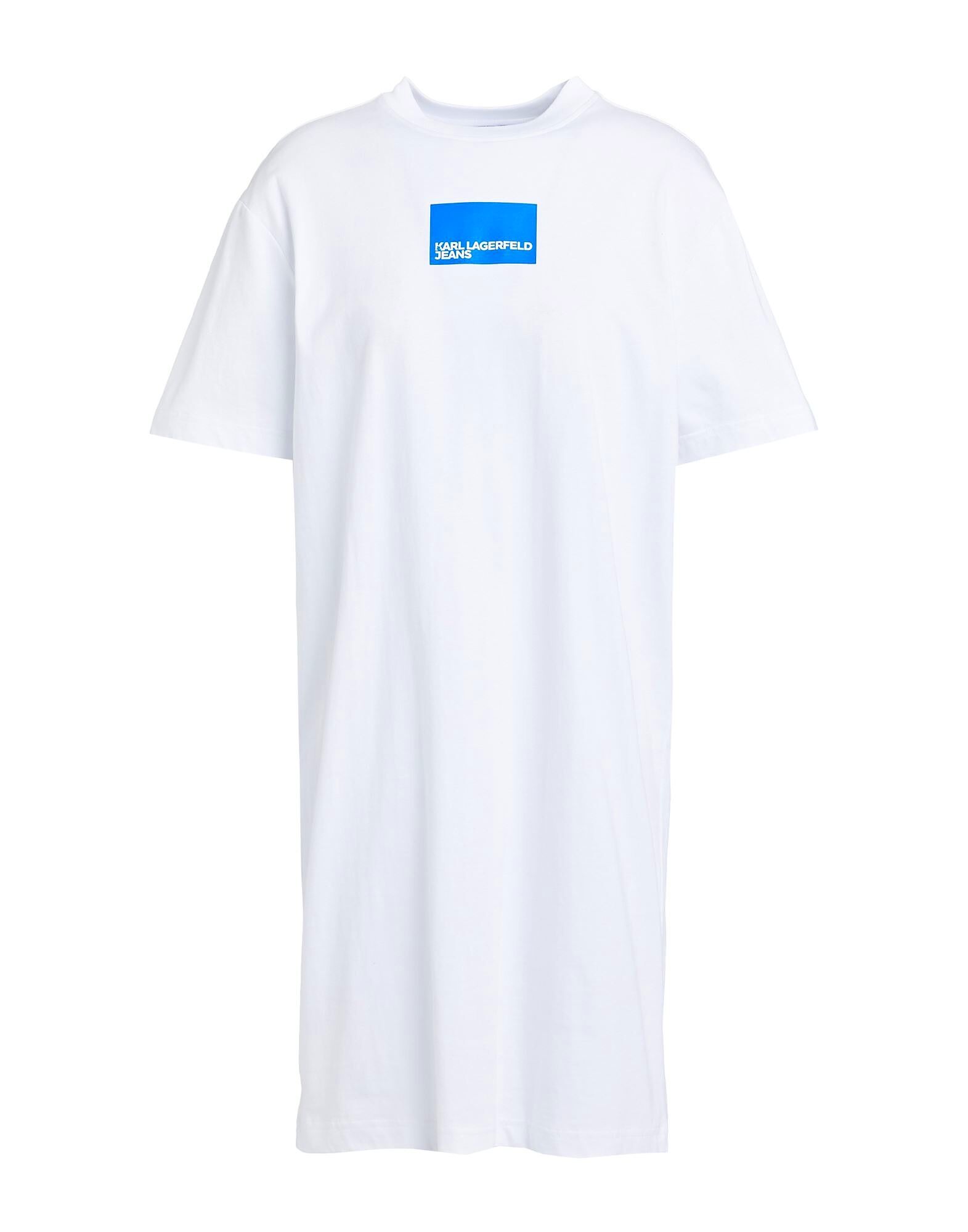 

Мини-платье Klj Regular Sslv Tee Dress Karl Lagerfeld, белый