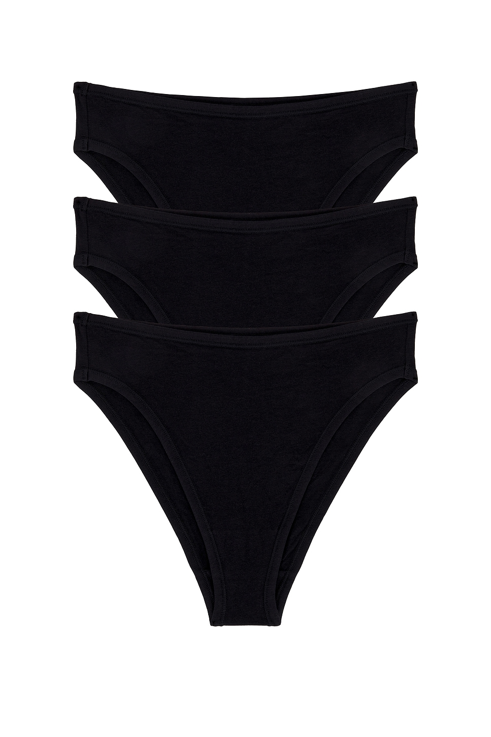 

Трехпак трусиков высокой посадки Cloud Cotton от Negative Underwear, black