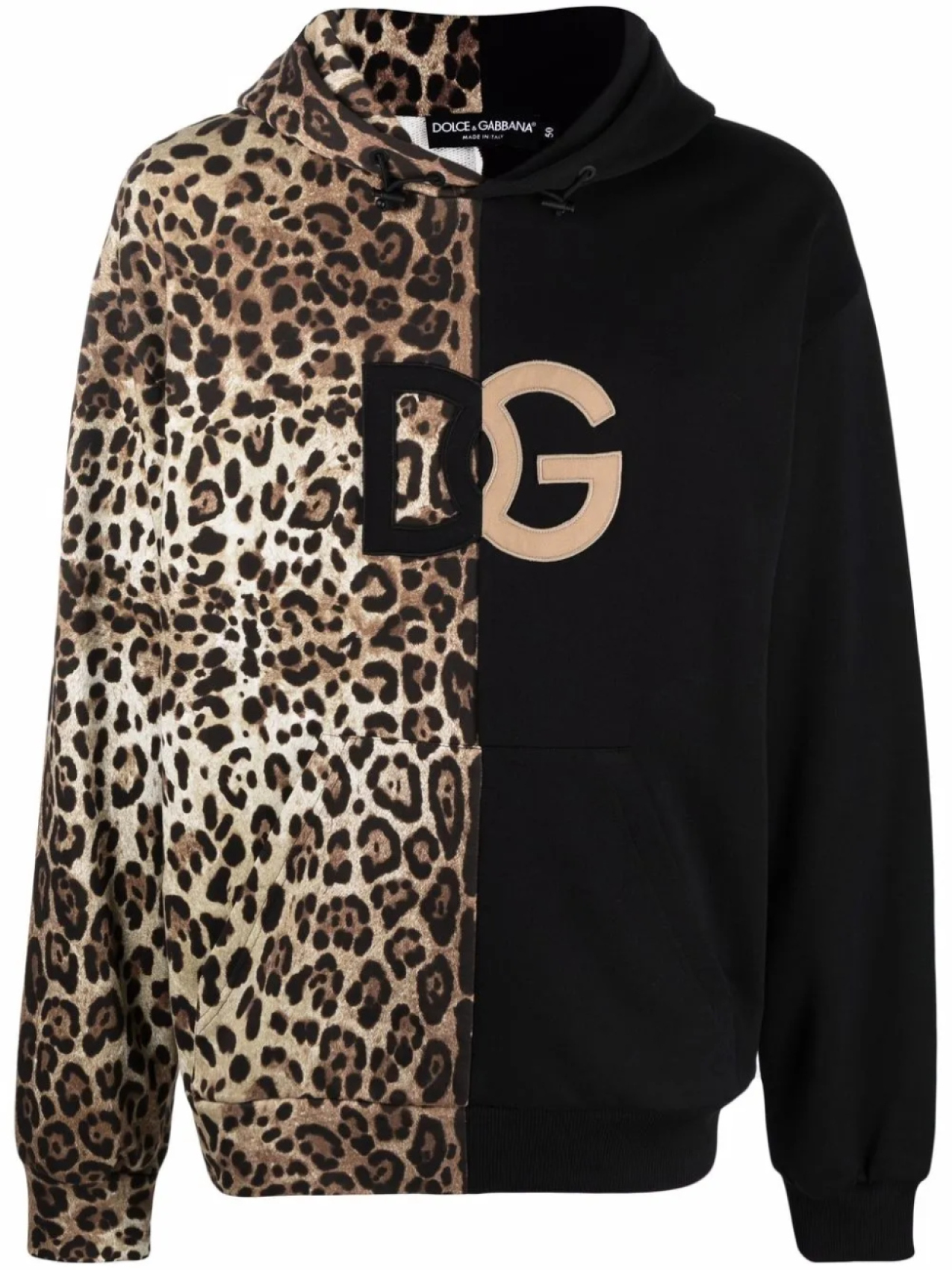 

Dolce & Gabbana худи с леопардовым принтом и логотипом DG, нейтральный