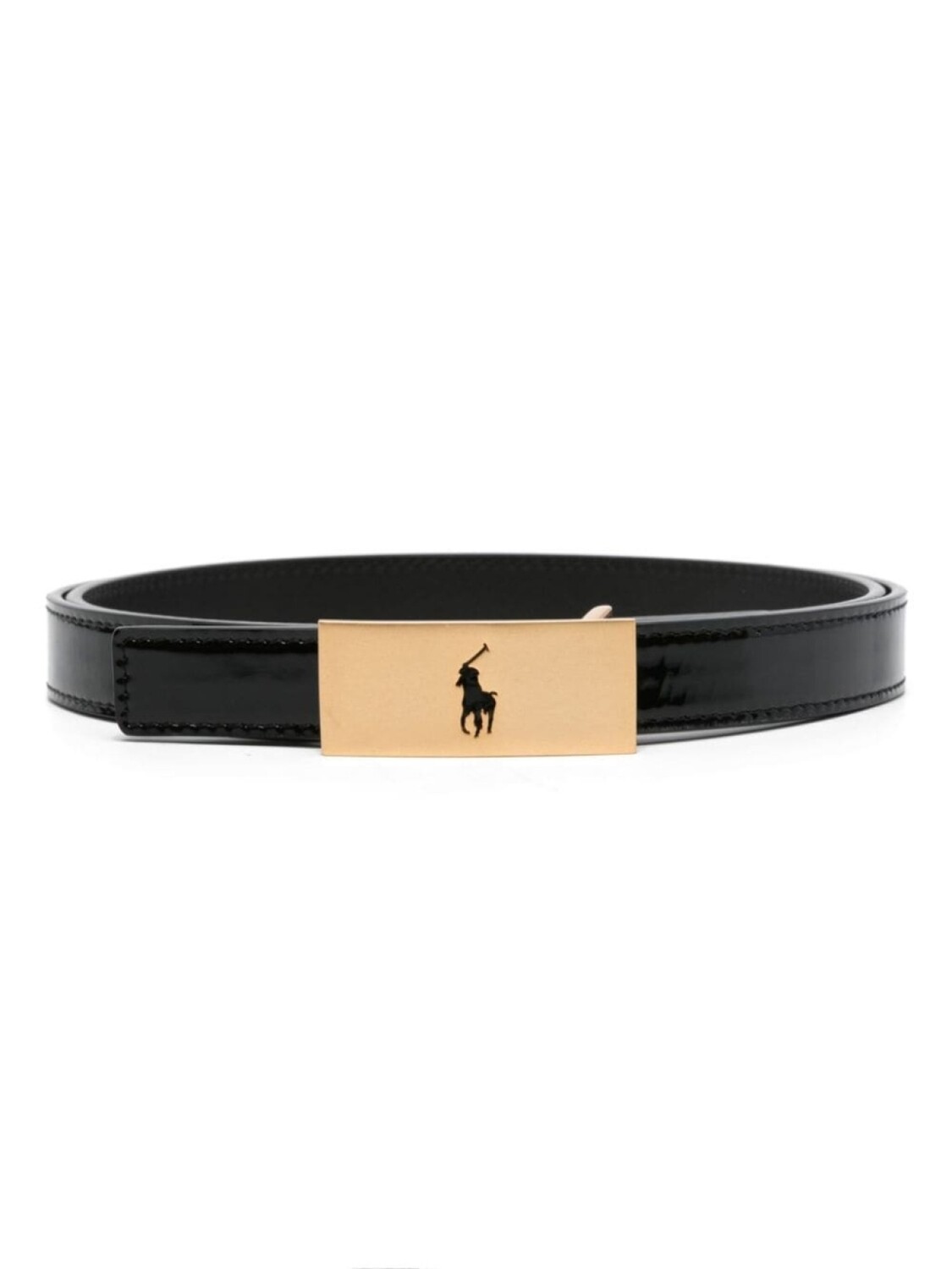 

Polo Ralph Lauren ремень с пряжкой Polo Pony, черный