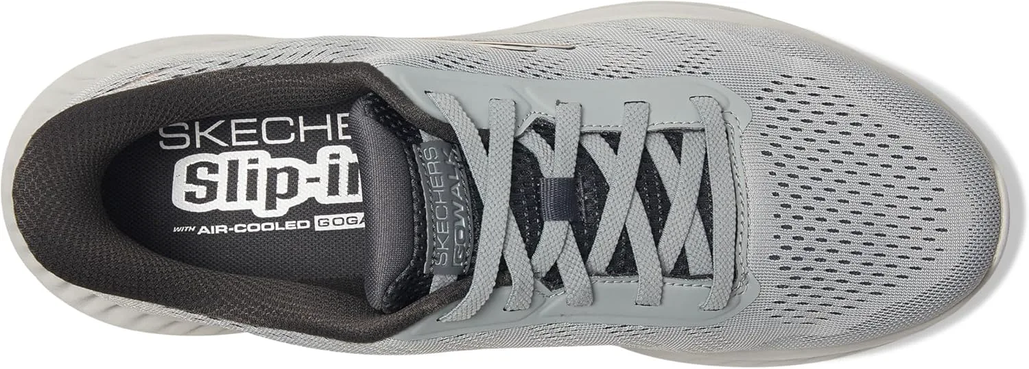 Мужские кроссовки Skechers Go Walk Now - Payton, без застежек, серый — фото 2